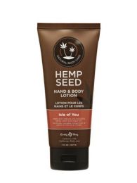 Earthly Body Hemp Hand &amp; Body Lotion Velvet Isle Of You 7oz