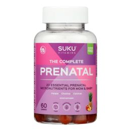 Suku Vitamins - Gummy Complete Prenatal - 1 Each -60 Count