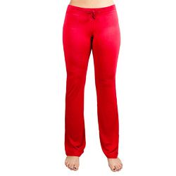 XX-Large Red Relaxed Fit Yoga Pants