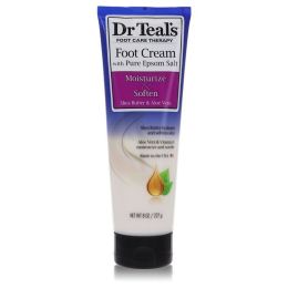 Dr Teal's Pure Epsom Salt Foot Cream with Shea Butter & Aloe Vera & Vitamin E 8 oz