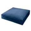 Jaxx Brio Large Décor Floor Pillow / Meditation Yoga Cushion, Plush Microvelvet, Indigo