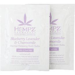 HEMPZ by Hempz AROMABODY BLUEBERRY LAVENDER & CHAMOMILE HERBAL RELAXING BATH SALTS 1 OZ (2 PER BOX)