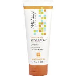 Andalou Naturals by Andalou Naturals ARGAN OIL & SHEA MOISTURE RICH STYLING CREAM 6.8 OZ