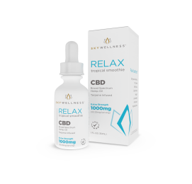 Sky Wellness CBD Relax Oil Drops 1000mg Tropical Smoothie