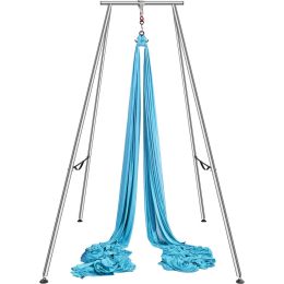 VEVOR Aerial Yoga Frame & Yoga Hammock, 9.67 ft Height Professional Yoga Swing Stand Comes with 13.1 Yards Aerial Hammock