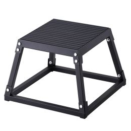 VEVOR Plyometric Jump Box, 12 Inch Plyo Box, Steel Plyometric Platform and Jumping Agility Box