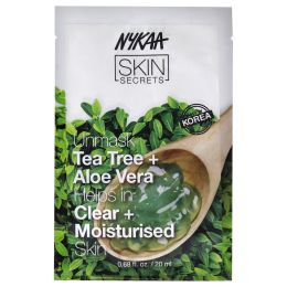 Skin Secrets Sheet Mask - Tea Tree and Aloe Vera by Nykaa Naturals for Women - 1 Pc Mask