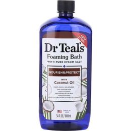 Dr. Teal's by Dr. Teal's Foaming Bath with Pure Epsom Salt Nourish & Protect with Coconut Oil --1000ml/34oz