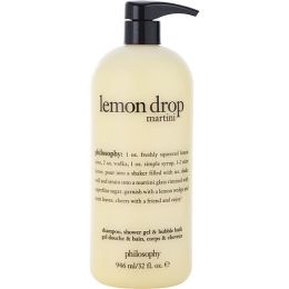 Philosophy by Philosophy Lemon Drop Martini Shampoo, Shower Gel & Bubble Bath --946ml/32oz