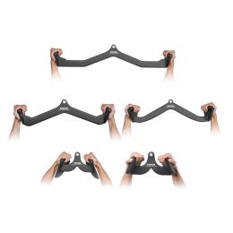 VEVOR LAT Pulldown Bar Handle Attachment V-bar T-bar Cable Machine for Home Gym