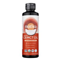 Nutiva - Oil Organic C8 Mct Coconut - 1 Each-12 FZ