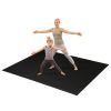 PVC 5*7ft Non-Slip And Moisture-Proof Environmental Protection Fitness Mat Black