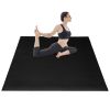 PVC 5*7ft Non-Slip And Moisture-Proof Environmental Protection Fitness Mat Black