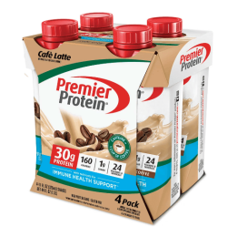 Premier Protein Shake;  Café Latte;  30g Protein;  11 fl oz;  4 Ct