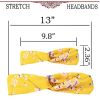 15 Pcs Headbands for Women Girls Wide Boho Knotted Yoga Head Wrap Hair Band Elastic