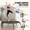 VEVOR 54.5" Mini Fitness Trampoline Adults Indoor Exercise Rebounder with Handle