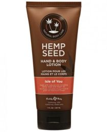 Earthly Body Hemp Hand &amp; Body Lotion Isle Of You 7oz Tube