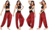 Women Casual Pants Smocked Waist Harem Hippie Boho Yoga Palazzo Casual Pants