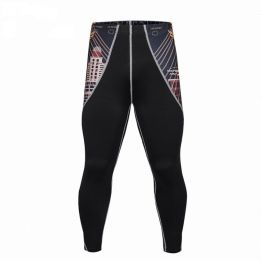 Men Workout Pants Quick-Dry Soft Baselayer Tights Compression Workout Pants (Color: 2, size: M)