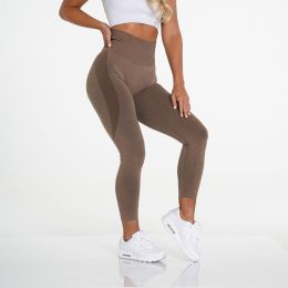 MOCHA Contour Seamless Leggings Fitness Women Workout Pants High Waisted Curves Joga Outfits Gym Tights Wear Candy Mujer Leggins (Color: Mocha, size: XS-Waist 56CM)