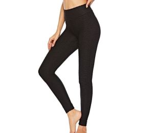 Womens Yoga Pants Gym High Waist Workout Leggings Push Up Tights Sports (Color: colorful, size: L)