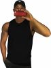 Men's A-Shirt Tank Sleeveless Shirt Men's Gym Tank Shirt Quick Dry Cool Shirt Casual Vest for Men