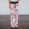 new women's European and American fashion loose yoga plaid printed straps casual pants