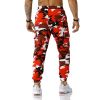 Man Pants Patchwork Camouflage Jogging Pants Outdoor Sports Fitness Sweatpants