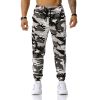 Man Pants Patchwork Camouflage Jogging Pants Outdoor Sports Fitness Sweatpants