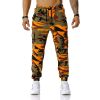 Man Pants Patchwork Camouflage Jogging Pants Outdoor Sports Fitness Sweatpants