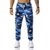 Man Pants Patchwork Camouflage Jogging Pants Outdoor Sports Fitness Sweatpants