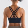 Nylon Top Women Bra Sexy Top Woman Breathable Underwear Women Fitness Yoga Sports Bra For Women Gym 22 Colors