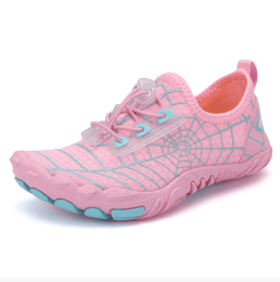 New children's fitness sports shoes outdoor beach swimming shoes upstream stream shoes (Color: Pink, size: 36)