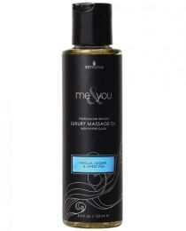 Me &amp; You Massage Oil Vanilla Sugar Sweet Pea 4.2oz (SKU: TCN-SEN454)