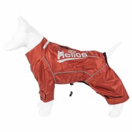 Dog Helios 'Hurricanine' Waterproof And Reflective Full Body Dog Coat Jacket W/ Heat Reflective Technology (Color: orange, size: large)