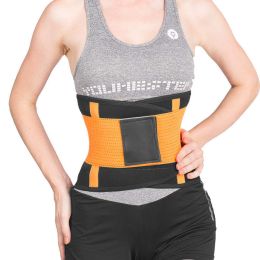 Neoprene Waist Trainer (Color: orange, size: L)