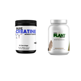 Creatine Bundle (Protein: Pure Plant Protein Chocolate, Creatine: Pure Creatine)