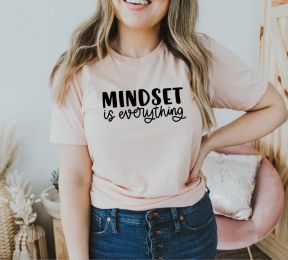 Mindset Is Everything T-shirt, Motivational Shirt, Mental Health Tee, Back To School, Appreciation Shirt, Shirt For Women, Empowerment Shirt (size: 3XL)