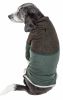 Pet Life Active 'Embarker' Heathered Performance 4-Way Stretch Two-Toned Full Body Warm Up