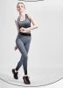 Two-piece yoga sports suit gradient vest + nine pants slim hip breathable quick-drying sports casual women's suit