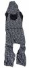 Pet Life Active 'Downward Dog' Heathered Performance 4-Way Stretch Two-Toned Full Body Warm Up Hoodie