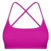 1Pc/3Pcs Women Cross Back Sport Bras Padded Strappy Crop Open Back Low Impact Bras Sexy Fitness Tank Tops