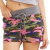 Womens Shorts Camouflage Workout Yoga Hot Casual Shorts