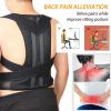 Unisex Back Posture Corrector Lumbar Upper Back Clavicle Shoulder Brace Belt