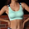 Fitness Yoga Push Up Sports Bra for Womens Gym Running Padded Tank Top Athletic Vest Underwear Shockproof Strappy Sport Bra Top