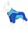 Pet Life Active 'Warm-Pup' Heathered Performance 4-Way Stretch Two-Toned Full Body Warm Up