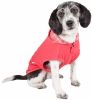 Pet Life Active 'Pull-Rover' Premium 4-Way Stretch Two-Toned Performance Sleeveless Dog T-Shirt Tank Top Hoodie