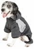 Pet Life Active 'Fur-Breeze' Heathered Performance 4-Way Stretch Two-Toned Full Bodied Hoodie