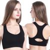 3 Packs Women Padded Sports Bras Yoga Fitness Push up Bra Female Top for Gym Running Workout Training