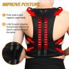 Unisex Back Posture Corrector Lumbar Upper Back Clavicle Shoulder Brace Belt